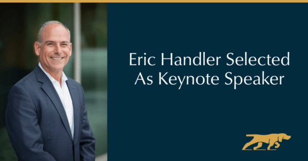 Eric Handler Selected As Keynote Speaker